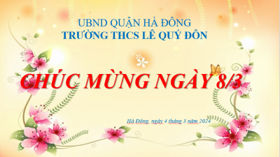 KỶ NIỆM NGÀY QUỐC TẾ PHỤ NỮ 8/3