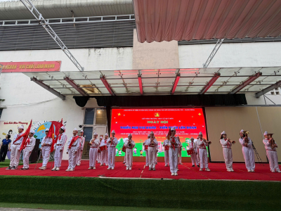 NGÀY HỘI "THIẾU NHI THỦ ĐÔ - TIẾN BƯỚC LÊN ĐOÀN" CỦA THẦY VÀ TRÒ TRƯỜNG THCS LÊ QUÝ ĐÔN