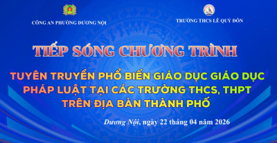 TUYÊN TRUYỀN, PHỔ BIẾN GIÁO DỤC PHÁP LUẬT TẠI CÁC TRƯỜNG THCS VÀ THPT TRÊN ĐỊA BÀN THÀNH PHỐ HÀ NỘI