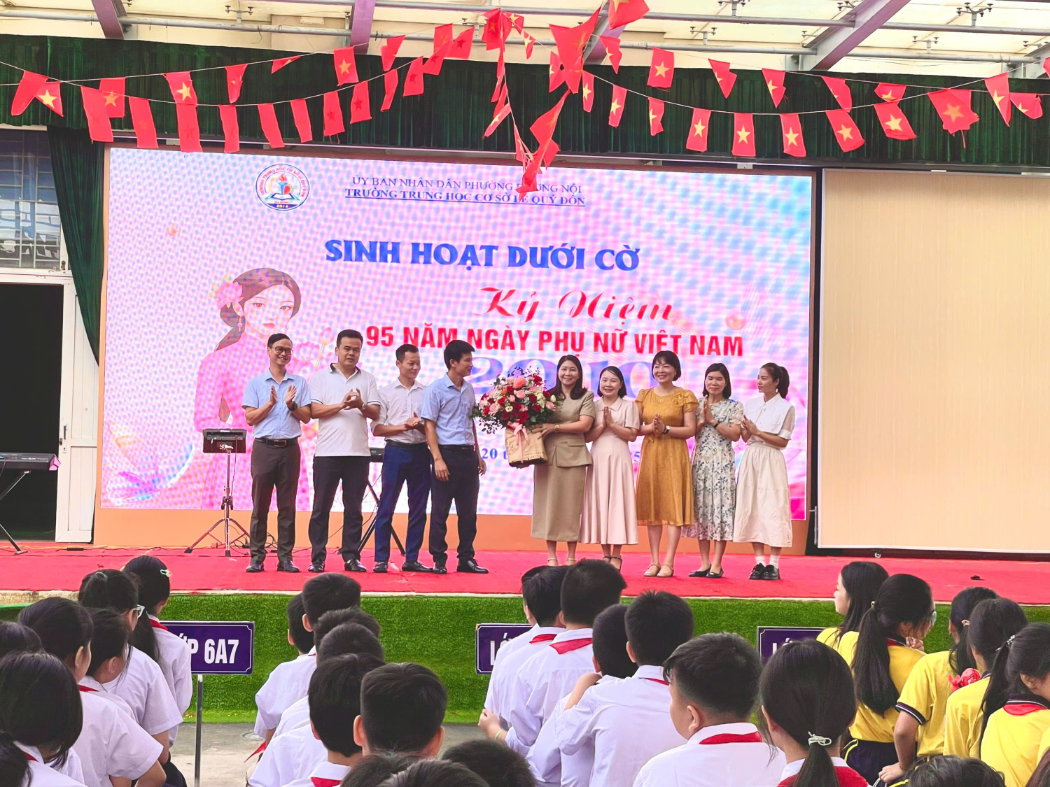 KỈ NIỆM NGÀY PHỤ NỮ VIỆT NAM 20/10 CỦA THẦY VÀ TRÒ TRƯỜNG THCS LÊ QUÝ ĐÔN