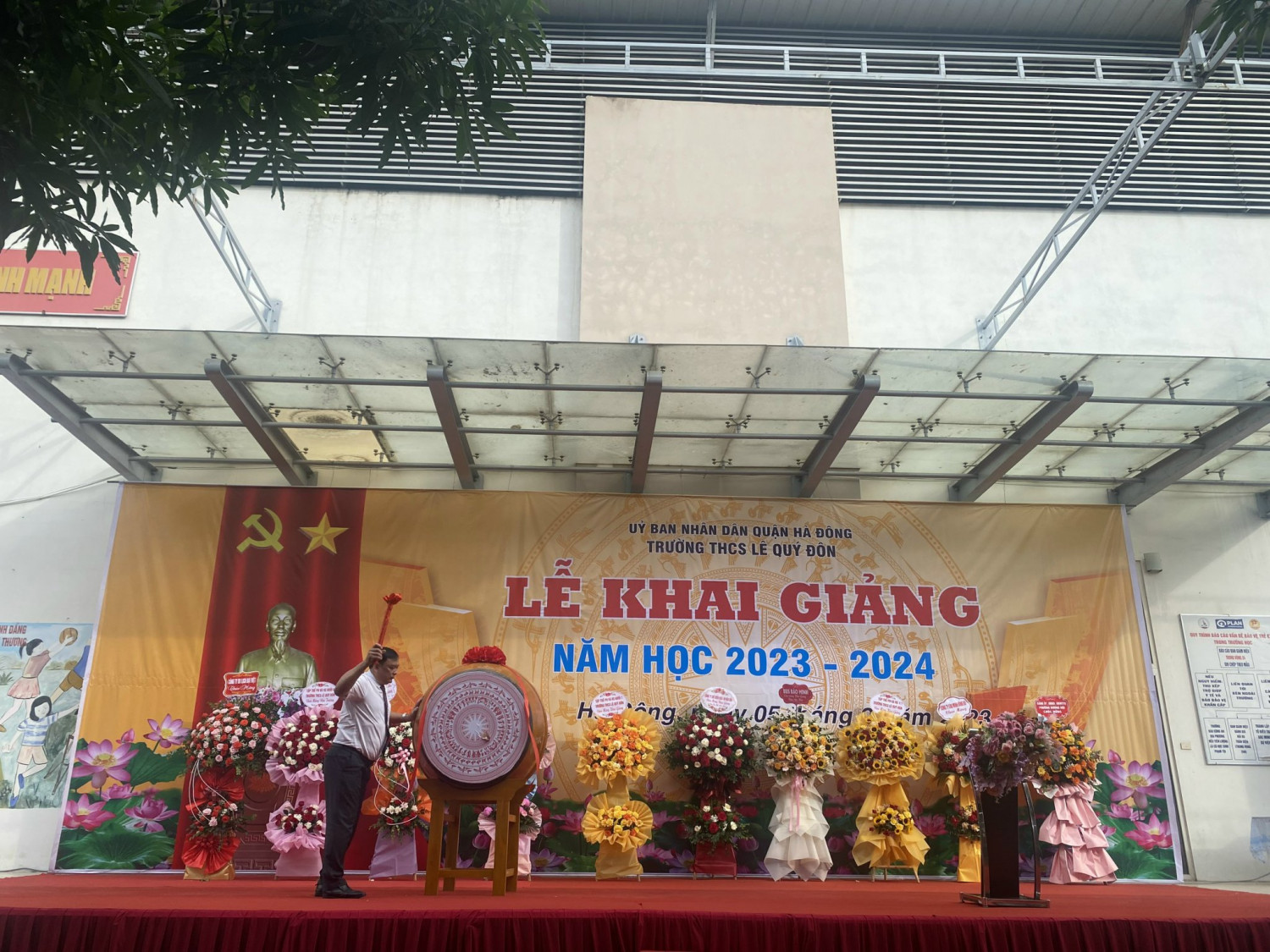 LỄ KHAI GIẢNG NĂM HỌC 2023-2024 TRƯỜNG THCS LÊ QUÝ ĐÔN - HÀ ĐÔNG