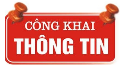 CÔNG KHAI KHÔNG TIN