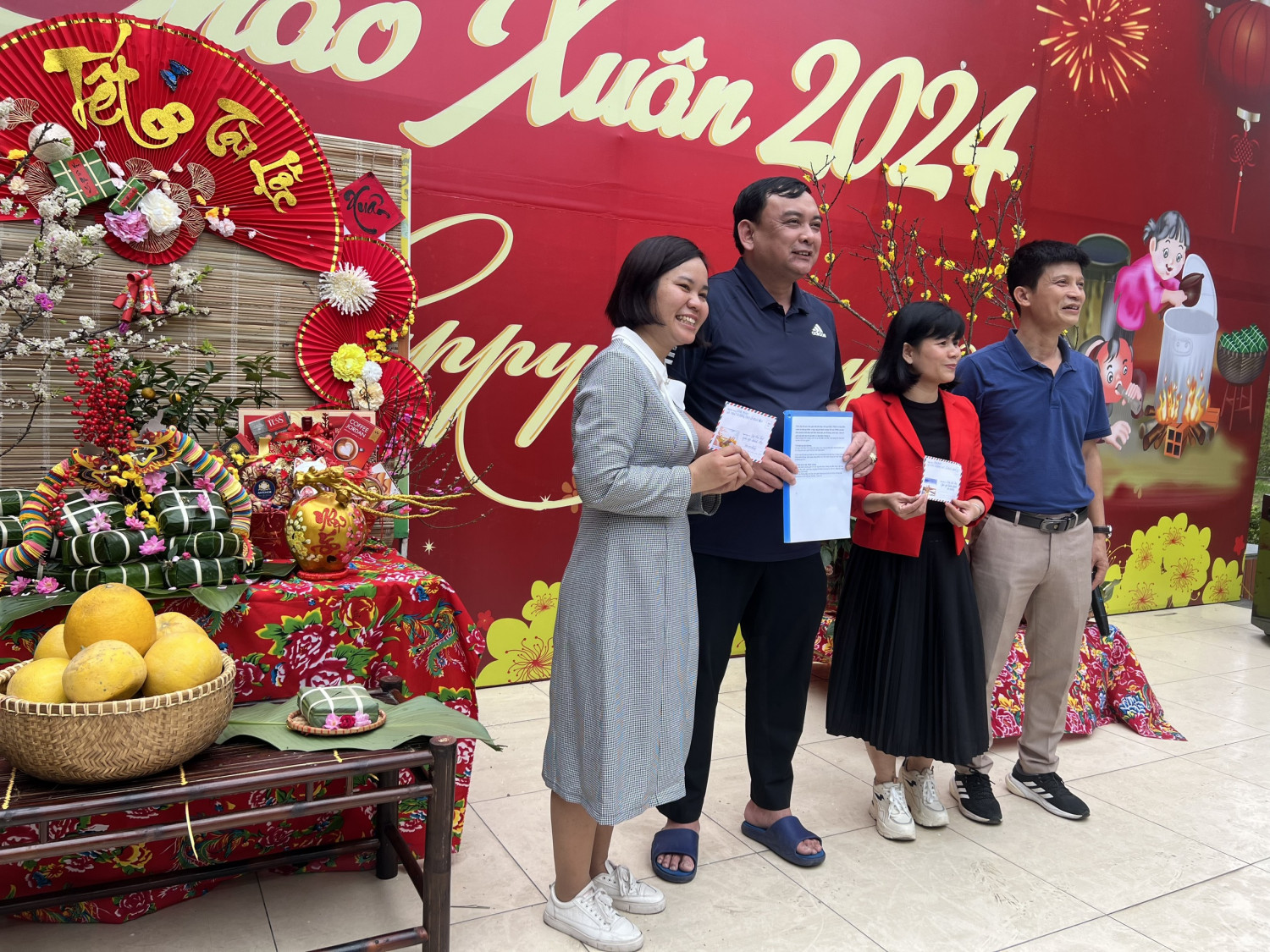 HỘI THI GÓI BÁNH CHƯNG TRƯỜNG THCS LÊ QUÝ ĐÔN XUÂN GIÁP THÌN 2024