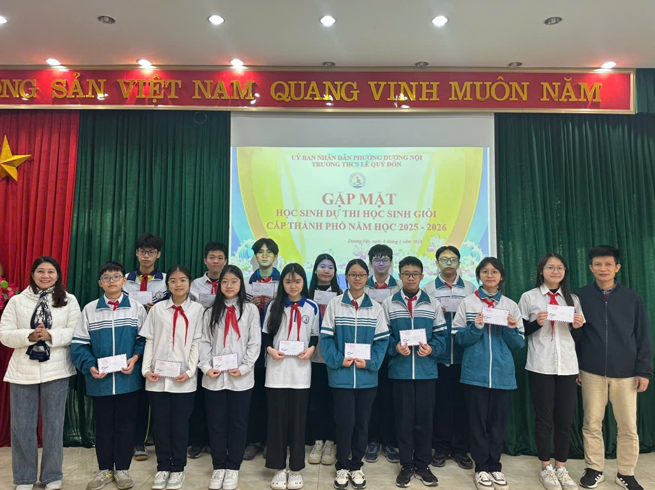 GẶP MẶT ĐỘI TUYỂN HSG CẤP THÀNH PHỐ CÁC MÔN VĂN HÓA NĂM HỌC 2025 - 2026