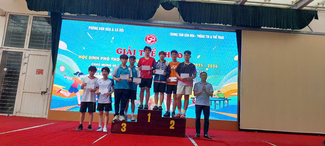 LỄ KHAI MẠC GIẢI THỂ THAO HỌC SINH PHỔ THÔNG PHƯỜNG DƯƠNG NỘI NĂM 2026