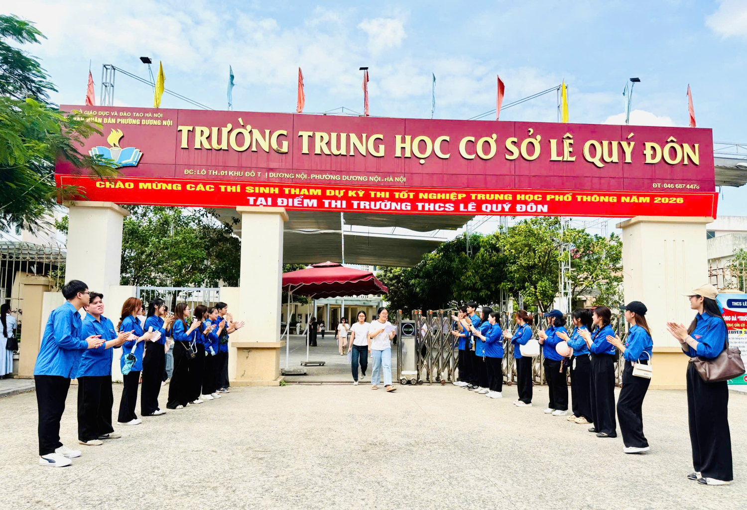 ĐIỂM THI THCS LÊ QUÝ ĐÔN HOÀN THÀNH CÔNG TÁC LÀM THỦ TỤC DỰ THI TRONG KỲ THI TỐT NGHIỆP THPT NĂM 2026